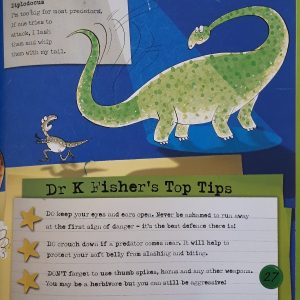 كتاب Ask Dr Fisher About Dinosaurs اثر Claire Llewellyn انتشارات Pan MacMillan