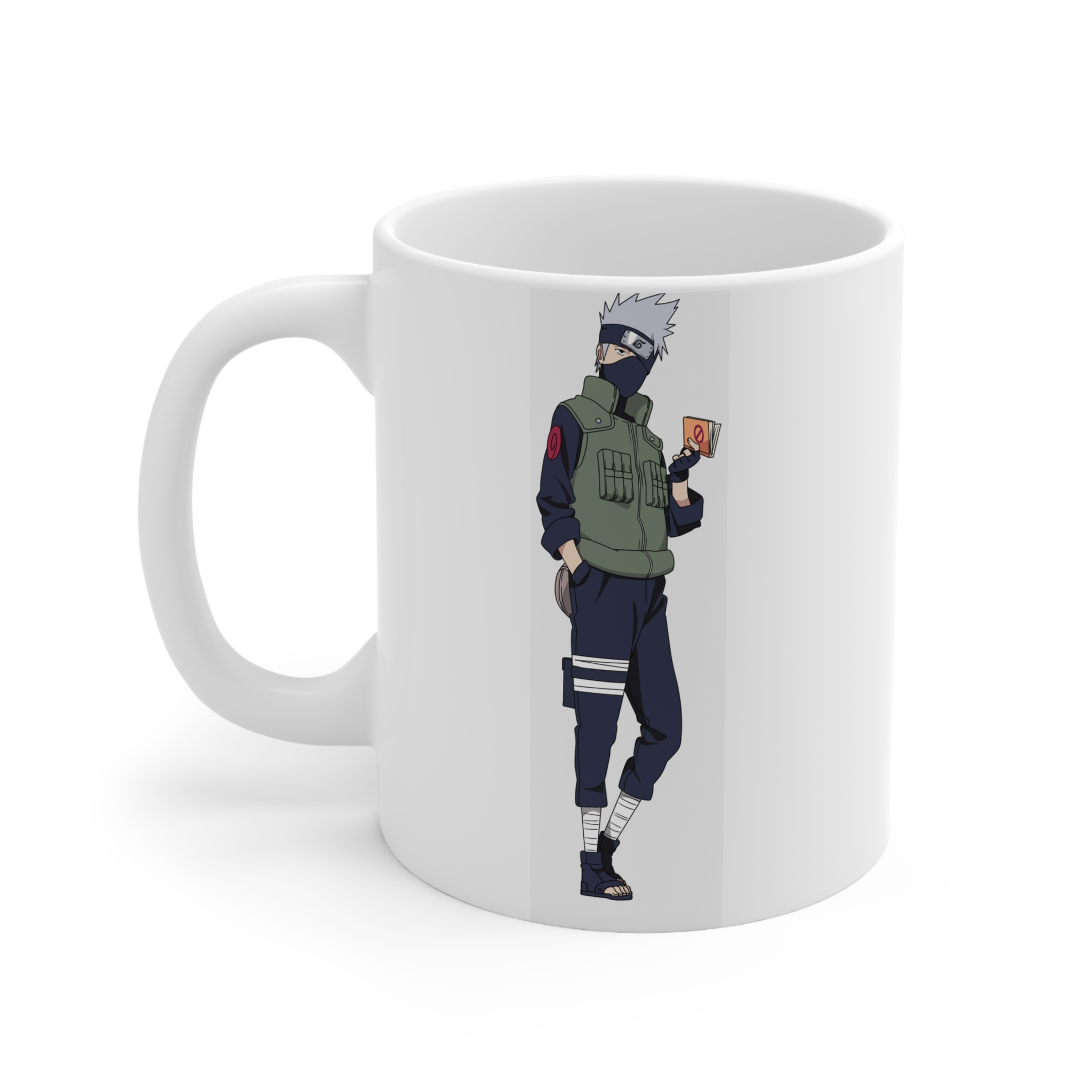 ماگ طرح انیمه ناروتو هاتاکه کاکاشی Naruto Anime Hatake Kakashi مدل NM0009