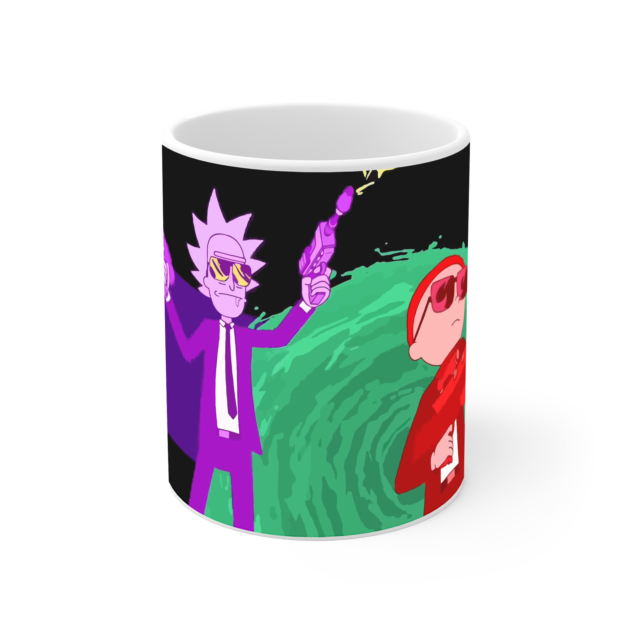 ماگ نورو استور طرح سریال ریک و مورتی Rick and Morty کد NM4895