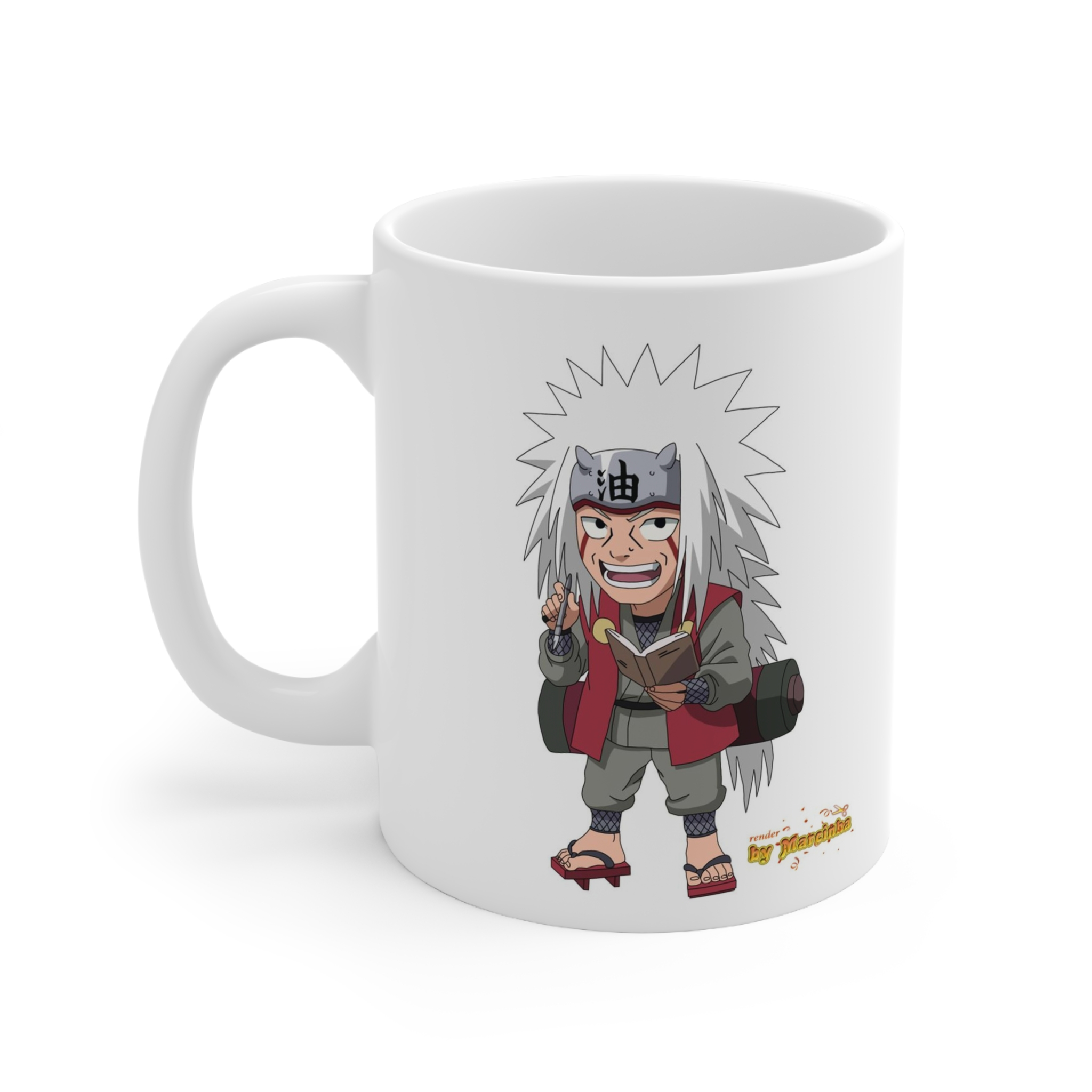 ماگ طرح کاوایی انیمه ناروتو جیراییا سنسه Naruto Anime Jiraiya Sensi مدل NM0018