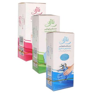 دستمال میکروفایبر ناژه مدل AL بسته 3 عددی