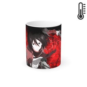 ماگ حرارتی نورو استور طرح انیمه حمله به غول ها - Shingeki no Kyojin - Attack on Titan - Mikasa Ackerman کد NM0499