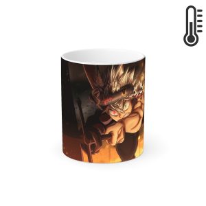 ماگ حرارتی نورو استور طرح انیمه شبدر سیاه - Black Clover کد NM0517