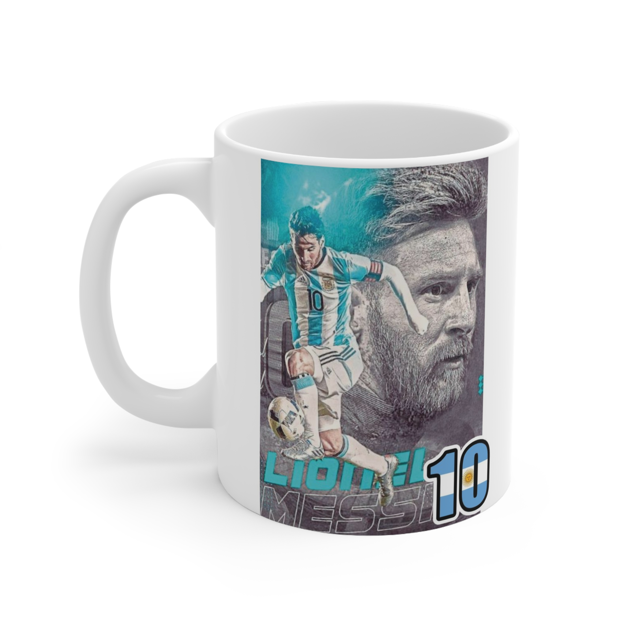 ماگ طرح ماگ طرح فوتبالی مسی Messi مدل NM1584